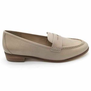 Lands' End Womens Leather Slip On Penny Loafer 11